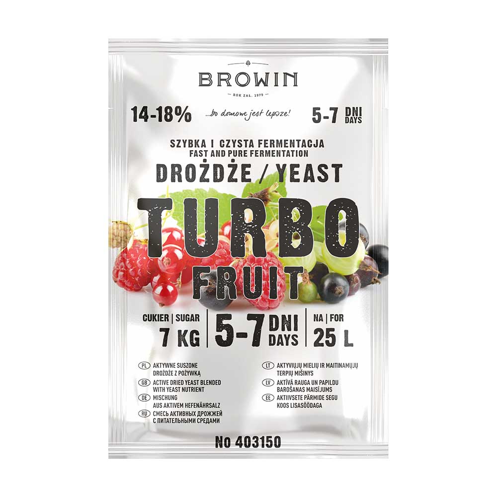 Turbo Fruit Wine Yeast 5-7 Days