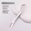 Stainless Steel Eyelash Curler & Tweezers False Eyelash Tool with Comb