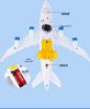Children's Electric A380 Airliner Toy with Lights and Music