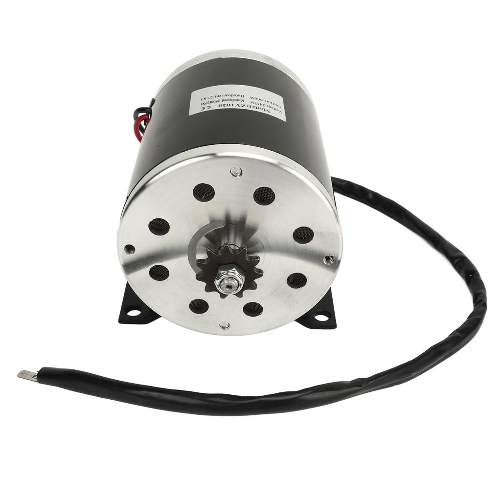 Kit Contrôleur de Moteur ZY1020 Kit Moteur Vélo Électrique 24V 500W 2500RPM Contrôleur de Moteur Haute Vitesse Accélérateur pour Scooter
