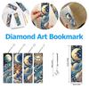4PCS Special Shape Book Sun Moon DIY Bookmarks Diamond Painting Kits Diamond Painting Bookmark Making Kit for Adults Beginners