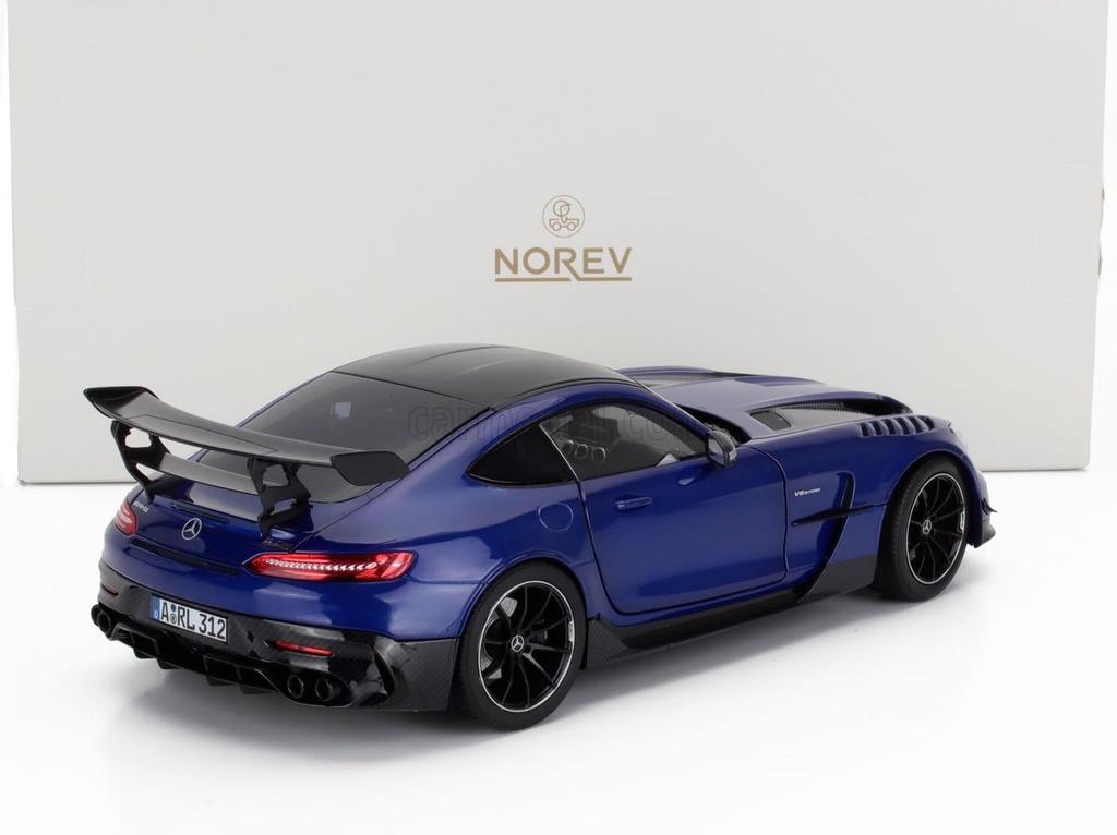 Norev scale AMG GT Black Series 2021 Blue diecast model car number 1/18 Mercedes-Benz (product 183908)