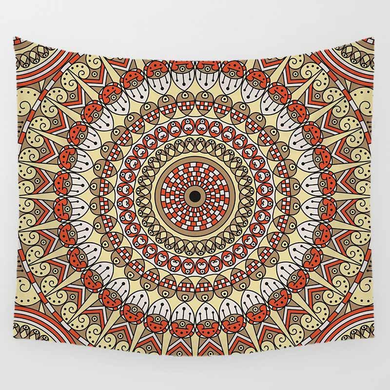 Fashion Hot Sale Mandala Tapestry Large HD Printing   Wall Hanging  Home Decor