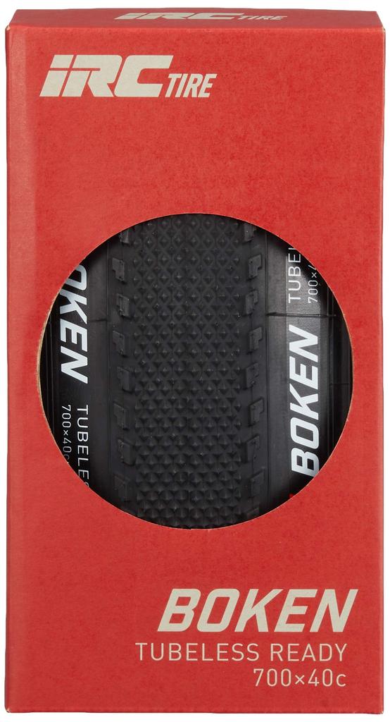 IRC Tire Bicycle Tire BOKEN TUBELESS READY BOKEN Tubeless Ready Black 190532 700×40C