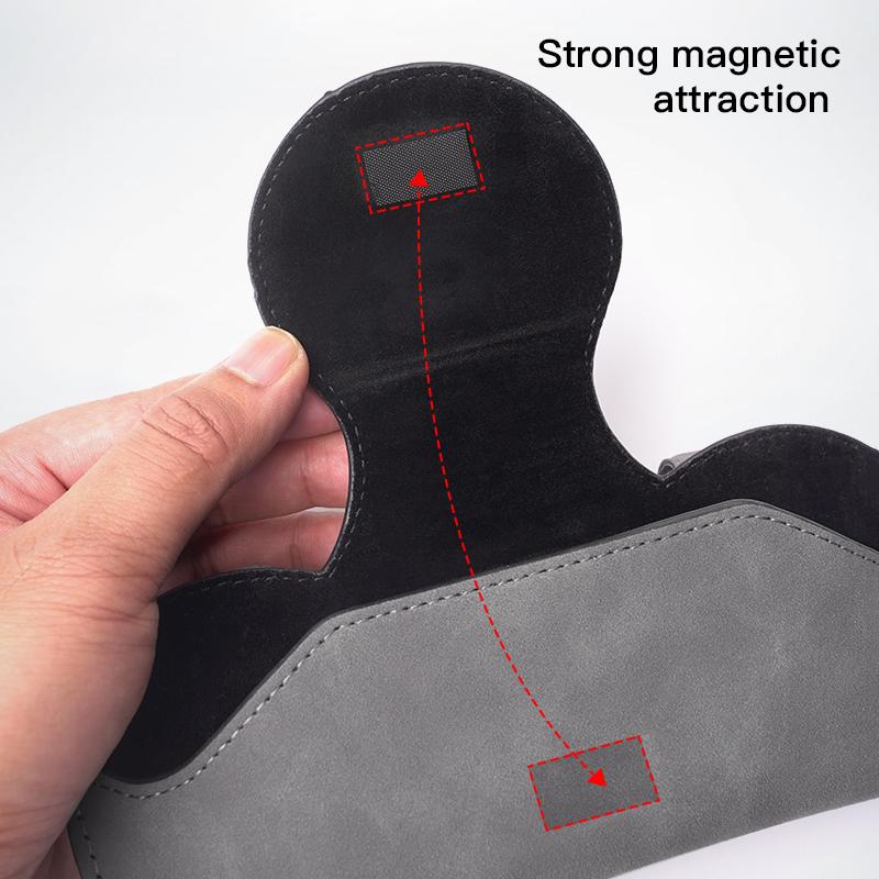 CRZ1 Car Logo Glasses Case Sun Visor Sunglasses Card Organizer Box For Mercedes Benz W212 W221 GLC EQA W168 W201 W108 W176 W124 W126
