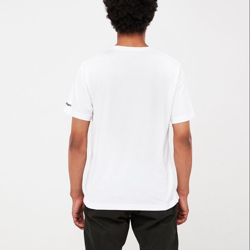 UNIQLO Cartoon Pattern Printed Round Neck Short Sleeve T-Shirt Unisex Tops White 419397-00