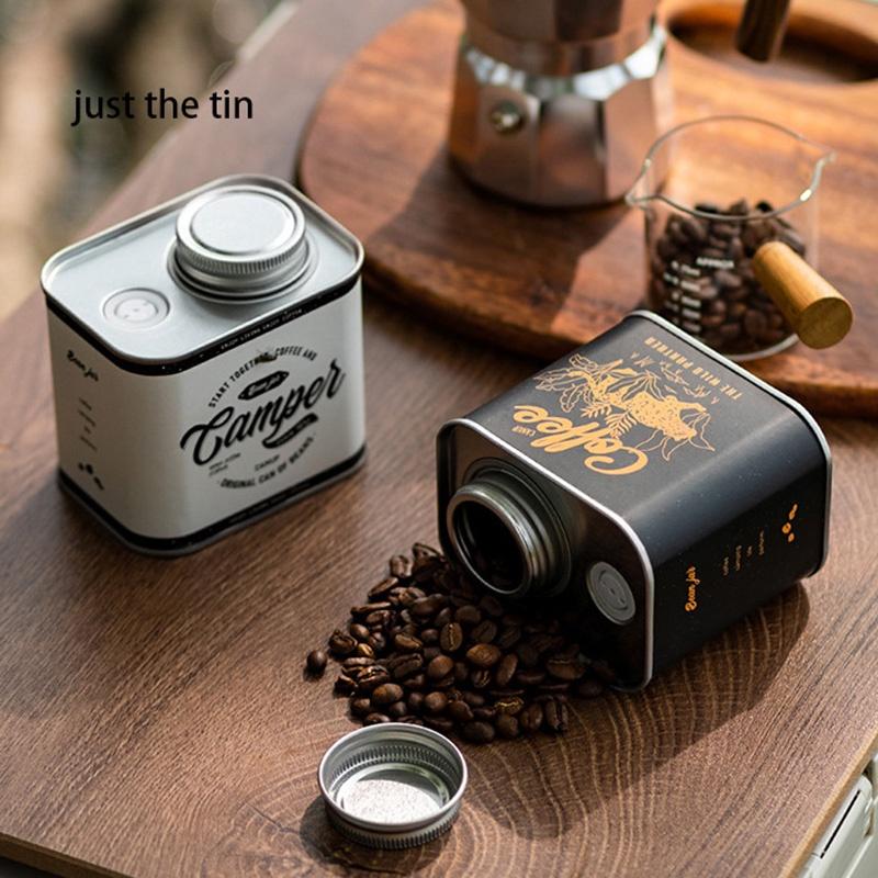 Ins Style Kaffeebohnen Versiegelter Behälter Outdoor Camping Blechdose für Lebensmittelverpackung und Lagerung