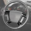 for Silverado Steering Wheel Panel Trim Sticker for 2007-2013 Tahoe/Suburban/Avalanche/Silverado/Yukon/Sierra/Escalade for 2012-2017 Captiva Black