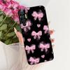 Luxury Flower Butterfly Bow Pattern Casing For Tecno Camon 17P 17 Pro Back Cover Clear Soft Silicone Phone Case For Camon17