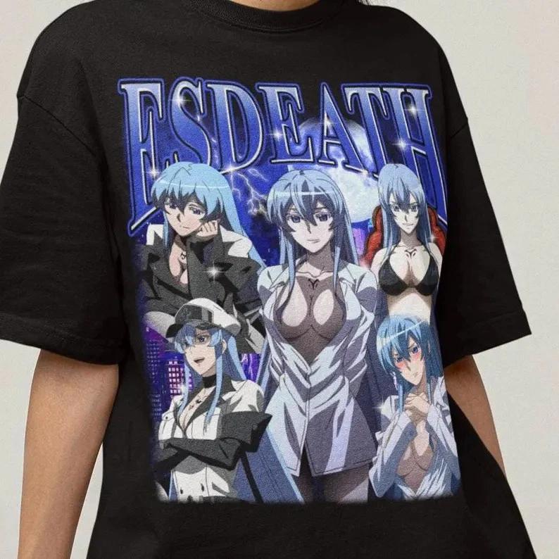 Akame EsdeathGirl Anime Waifu Cosplay Unisex TShirt Gift Unisex 15 S