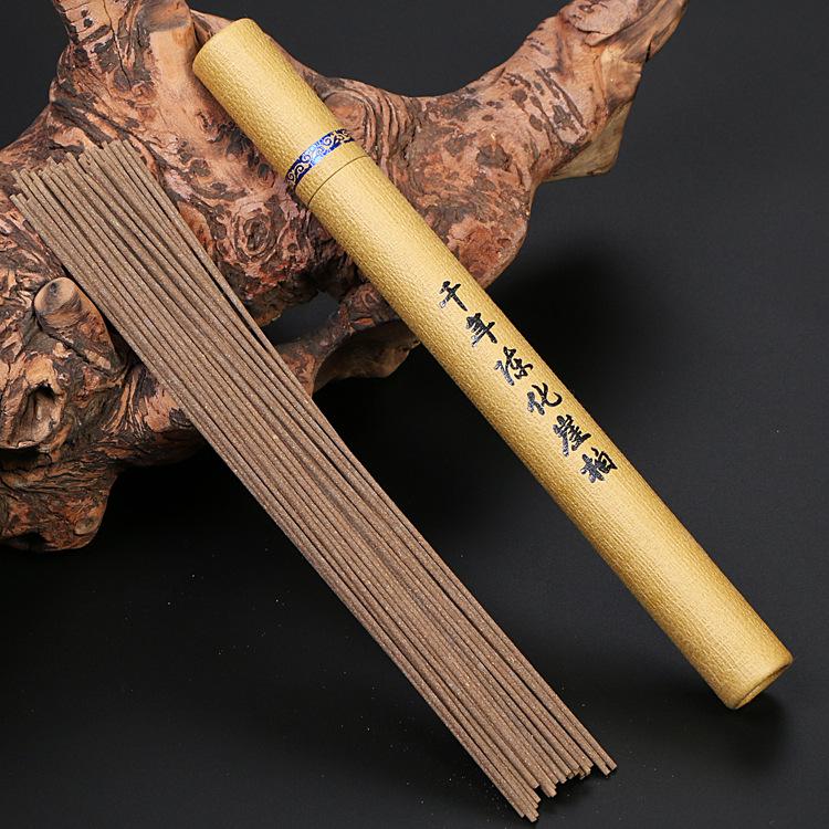 Natural Linear Sandalwood Fragrance Bedroom Meditation Tool 21cm Stick Incense Living Room Odor Removal Fragrance Household Tool
