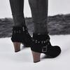 Women's High-Heeled Leather Boots - Autumn/Winter 2021 European & American Style