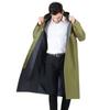 Unisex Full-Length Reflective Rain Poncho - Thickened for Labor Protection