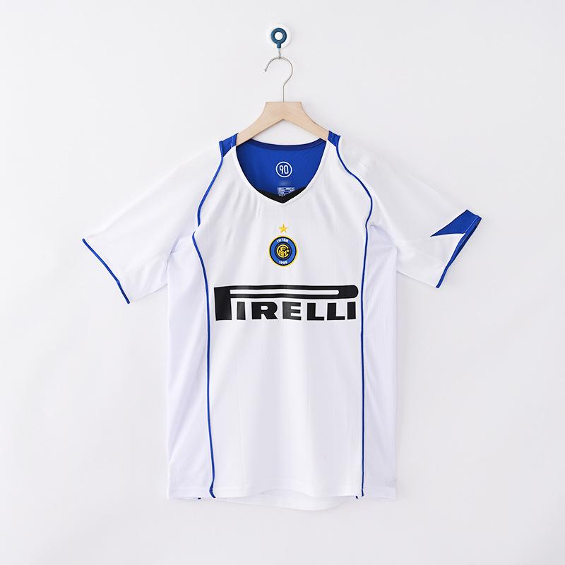 0910 Inter Retro Full Series Jersey, Champions League Home and Away Long-sleeved Football Jersey, Commemorative Print Jersey