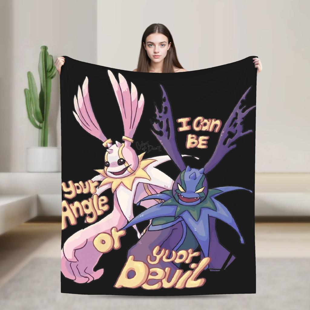 Jyarimon Gigimon Guilmon Growlmon Evolution Knitted Blankets Digimon  Wool Throw Blankets Summer Bedspreads