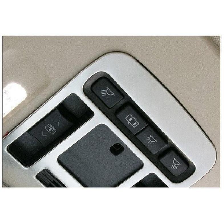 Silver Titanium Front Reading Lamp Frame Cover Trim For Toyota Camry 2018-2023