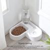 1 Pcs Corner Dog Bowl Pet Automatic Feeder Dog Cat Drinking Bowl For Dog Water Drinking Cat Feeding Large Capacity Dispenser Pet