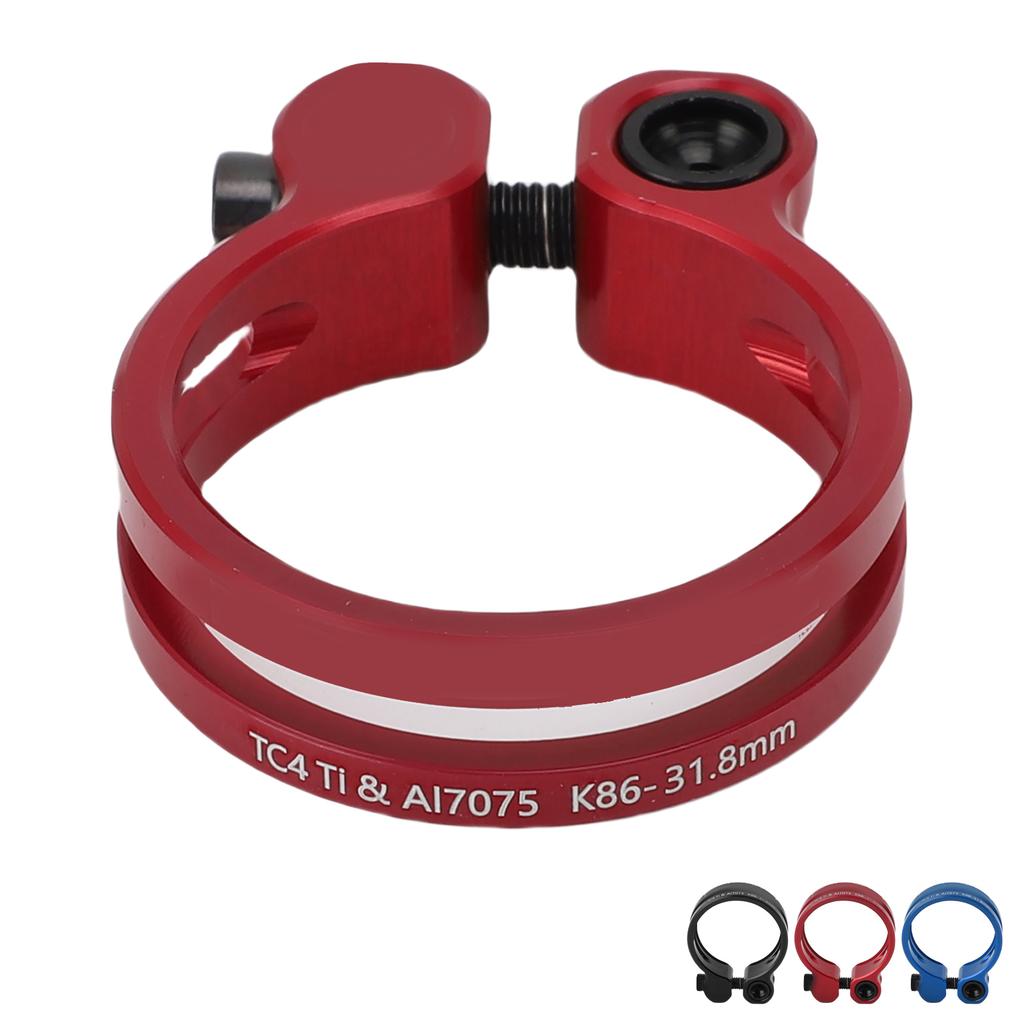 31,8 mm Fahrradsattelklemme Aluminiumlegierung Hohl Sattelrohrklemme für Mountainbike Rennrad