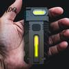 Outdoor Flashlight 1/2/3Pcs 180 Degrees Rotating Head Magnetic Dual Beam LED Degree Swivel Work Light USB Rechargeable Pocket-Size Camping EDC Lamp