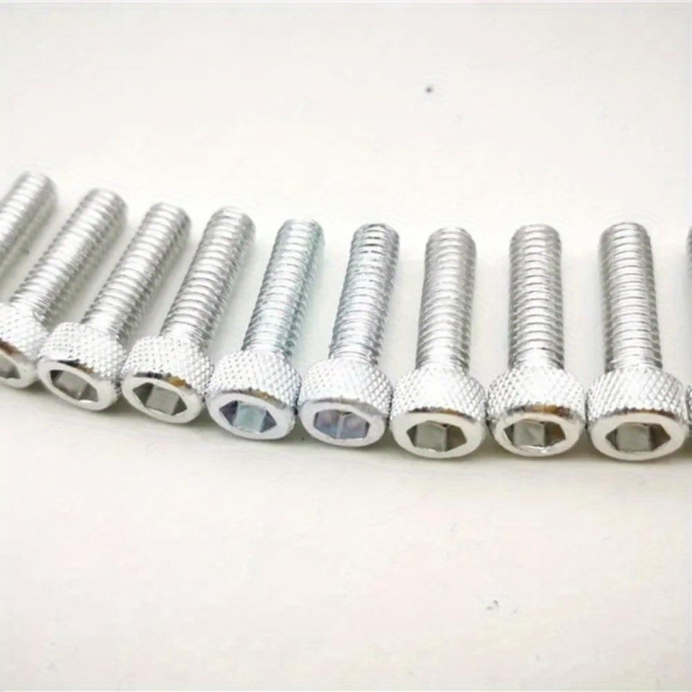 

20 шт. Разноцветный Универсальный 6 мм Гоночный Мотокросс Комплект Деталей Обтекатель Питбайк Мото Крепежные Гайки Болты Аксессуары Мотоциклетный Винт 20pcs серебряный