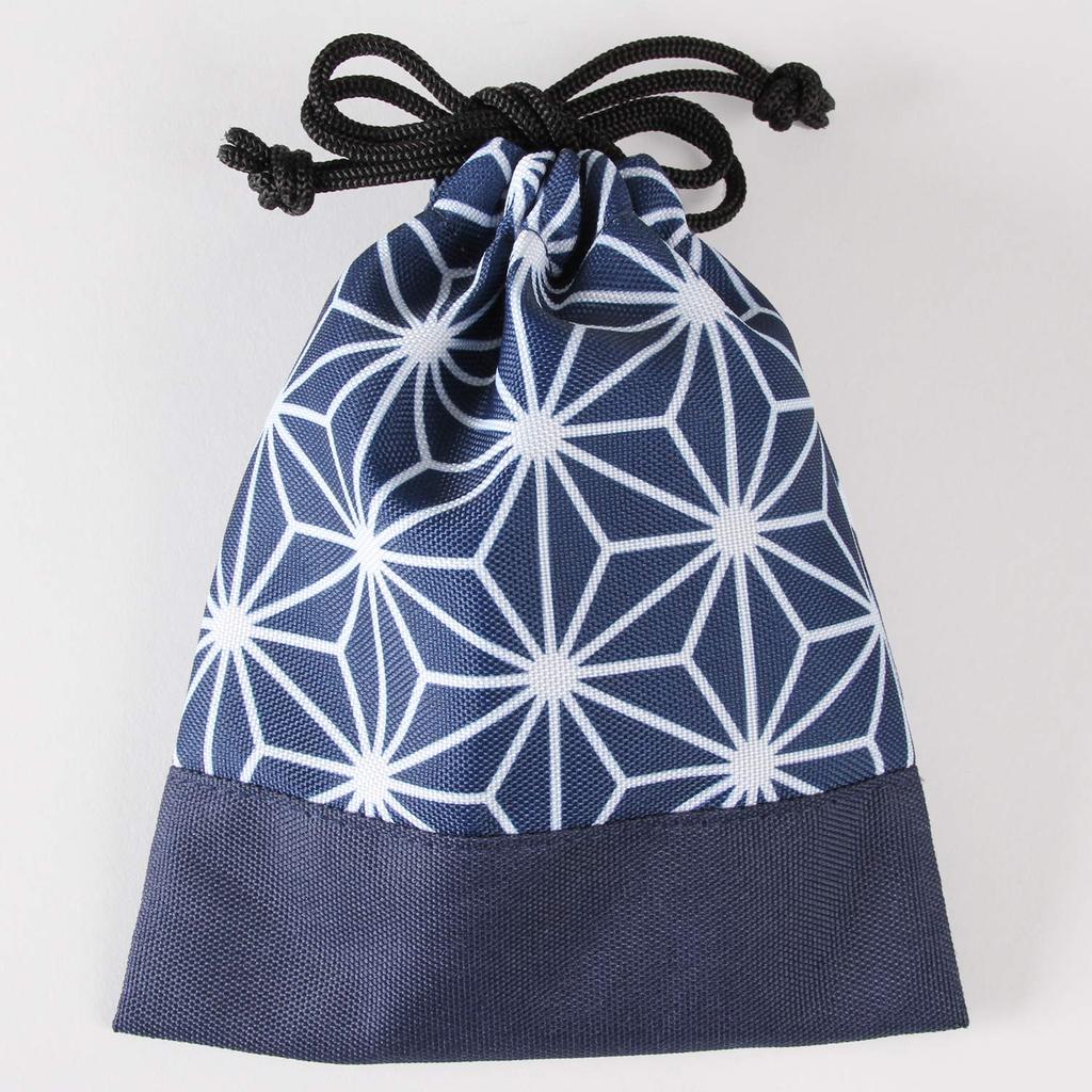 Astro Mini Drawstring Navy Blue with Hemp Leaf Perfect for and Portable Storage Bag, Pattern, Jewelry, Accessories, Storage, (Product Code 880-13)