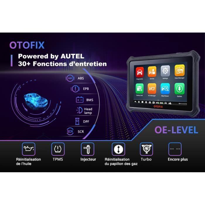 Valise Diagnostic Auto - AUTEL - OTOFIX D1 Lite - OBD2 - 25 Fonctions - Écran 7" LCD