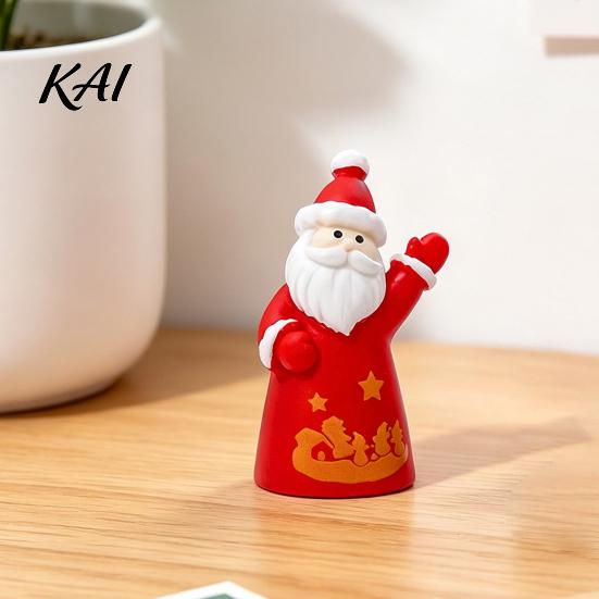 Resin Craft Supplies 2Pcs Mini Christmas Figurine, Santa Claus Snowman Dolls, DIY Accessories for Micro Festive Decorative Figurines Landscape