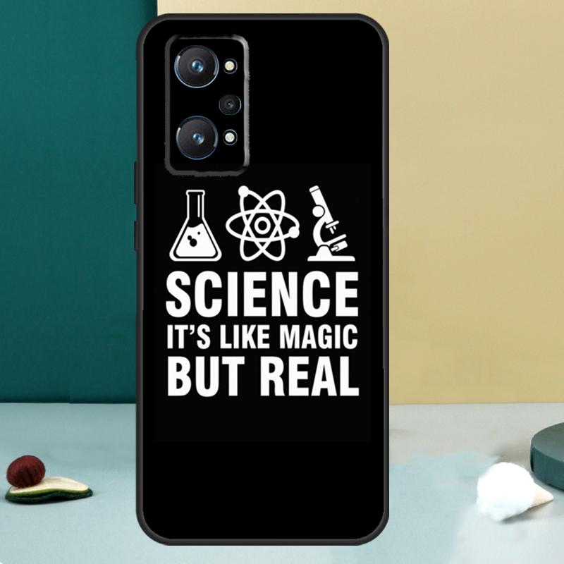 Science Chemistry Caffeine For Realme 14 13 Pro Plus 10 11 12 GT 5 6 6T GT7 Pro C61 C55 C53 C51 C21Y C25S C75 C67 Case