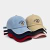 Embroidered Bear Baseball Cap, Versatile for Men and Women, Spring and Summer Outdoor Sun Protection, Face Cap, Sun Hat