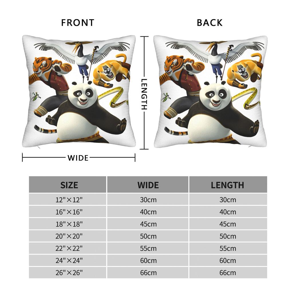Pillow Cover K Ung F-Fu Panda Morden Pillow Case For Living Room Bed Chair Pillowcases