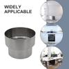 120mm To 100mm Stainless Steel Heat Resistant Chimney Reducer with Secure Seam for Stable and Efficient Ventilation