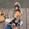 2026 New Summer Women's Wedge Sandals Fashionable Non-Slip Beach Sandals Lightweight Casual Thick Sole Plus Size Shoes