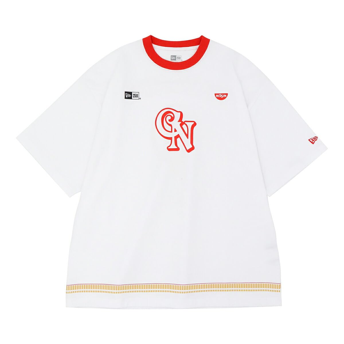 

Рубашка свободного покроя из хлопка с коротким рукавом CUP NOODLE Regular Seafood Unisex White Casual Shirt Outdoor Cup Ramen Cup Noodle Mystery Meat 14124674 14124673 [Новый