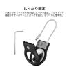 Belkin AirTag Case Keychain Wire Ring Black MSC009btBK