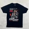 Men Jin Kazama Tekken 8 Tshirt Vintage Fighting Game Cotton Casual Gamer Short Sleeve Tee