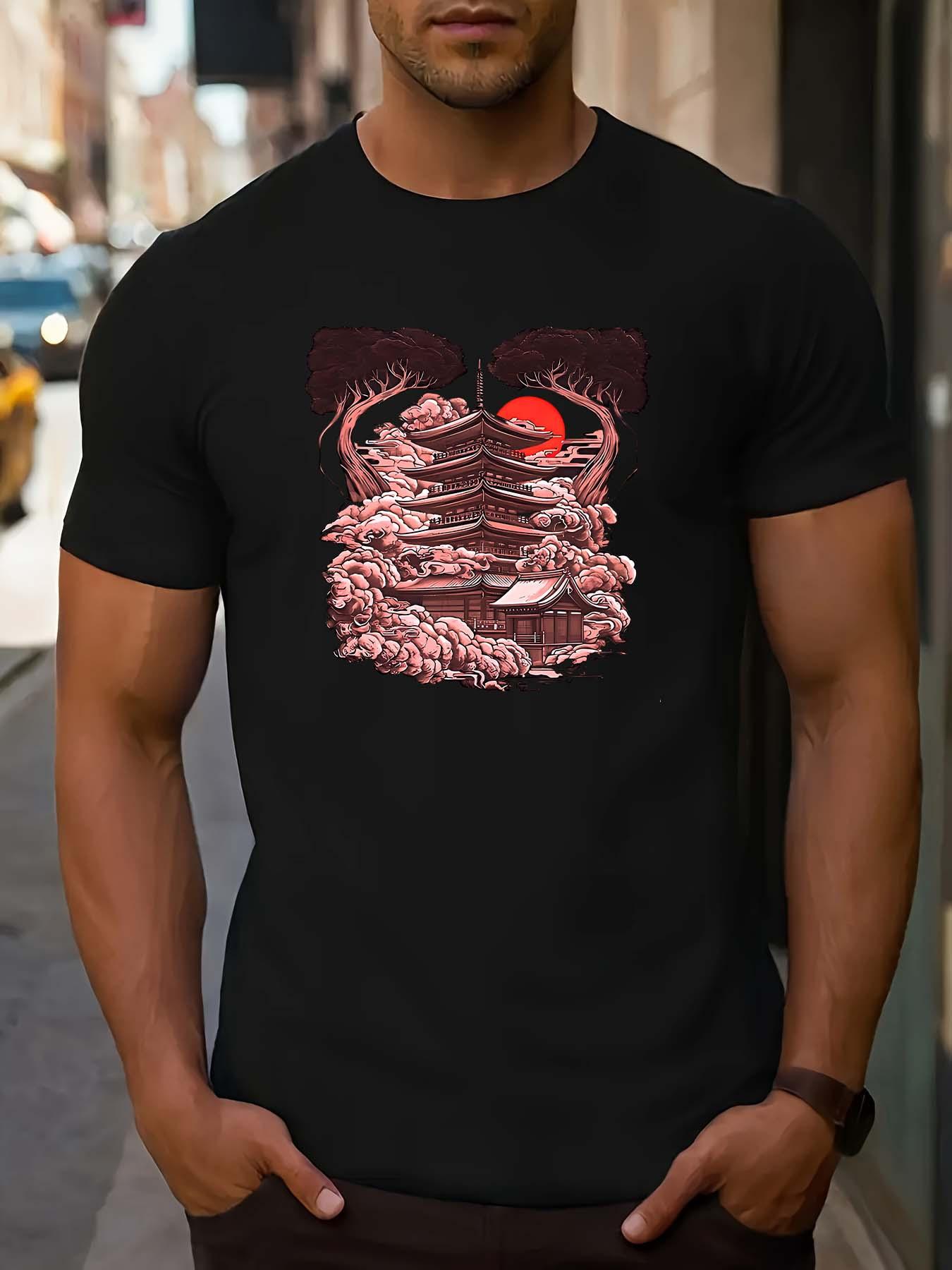 Casual Sports Short Sleeve T-shirt XXXXL