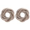 Vintage Temperament Irregular Earrings Fashion Jewelry Light Luxury Geometric Circle Earrings Hollow Ladies Ear Studs Wedding