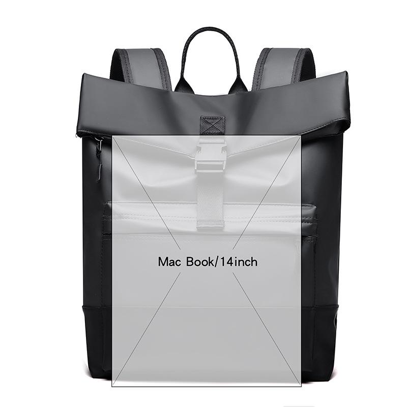 Trendy Waterproof Double Shoulder Backpack - Fashionable, Versatile, Large Capacity for Laptops
