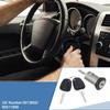 Car Ignition Switch Lock Cylinder Replacement Lock Cylinder with 2 Keys for Meriva A Auto Accessories 0914861 90511999