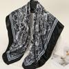 Spring and Autumn Simulation Silk Scarf Women's * CM Cashew Print Square Scarf Satin Scarf Waist Scarf Shawl