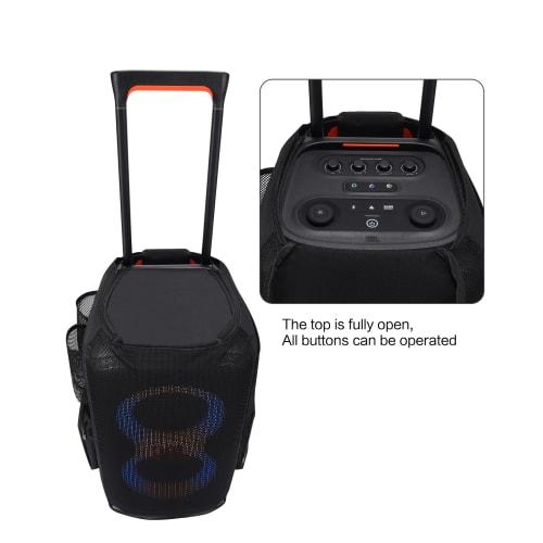 Houdsuem Dustproof Cover for JB PartyBox Stage 320 Bluetooth Speaker, Protective Case for PartyBox Stage 320 with Microphone Storage, Accessories, and