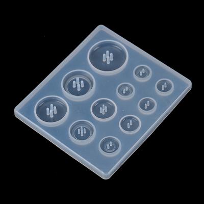 DIY Silikon Anhängerform Schmuckherstellung Für Resin Halskette Knopfform Handwerk