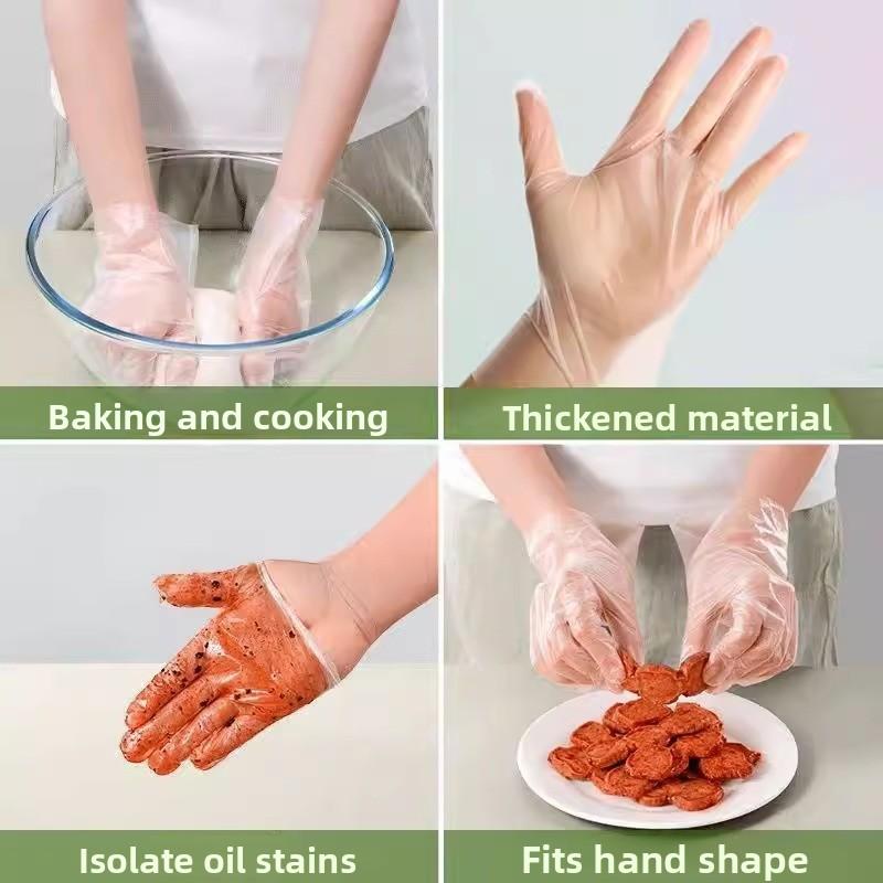 Thickened Box Waterproof Wear-resistant Catering Beauty Household Waterproof Oil-proof Food Grade Disposable Gloves