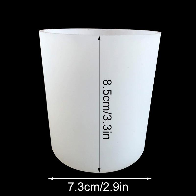 1PC Candle Molds for DIY Crafts Wax Candle Making 3D Making Soaps Multi-size Pillar Casting Silicone Moulds Hexagonal Cylinder