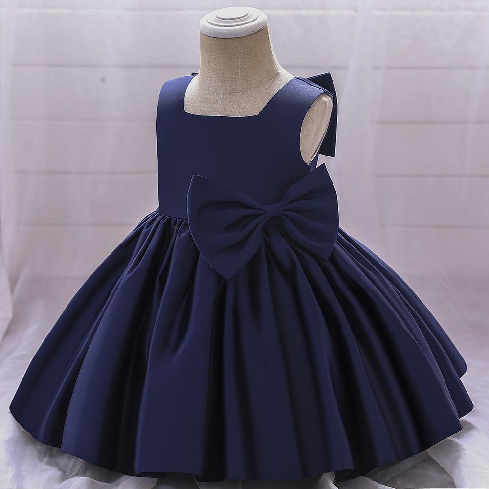 Children's Princess Bow Party Dress - Baby & Toddler Birthday Costume