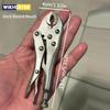 Heavy Duty Locking Pliers with Adjustable Metal Face Clamp for Woodworking and Welding Repairs - Multifunctional Pressure Pliers