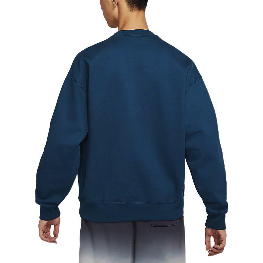 Nike Sweatshirts Men's Blue Crew Neck Moderate Regular DA0318-460