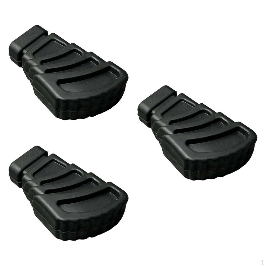 3 Pieces Drum Stand Feet Leg Cap Essential Pad DIY High Performance Replacement Percussion
