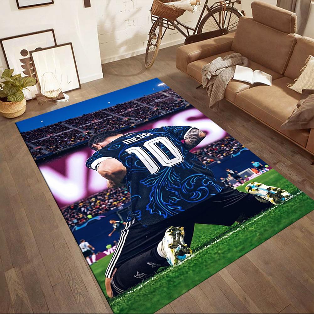 Messi 149 Area Rug Suitable for Bedrooms Decorate Room Living Rooms Entryway Antislip Carpet Office Home Decor Perfect Birthday/Christmas Gift Idea
