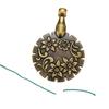 2pcs Yarn Cutter Pendants Round Thread Cutters Decors VintageYarns Cutter Thread Yarn Cutting Tools for Sewing Craft Pendant